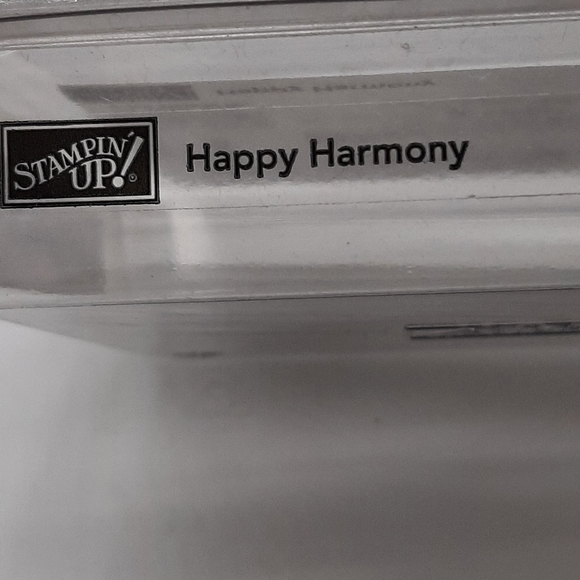 NWT Stampin Up Set of 6 Ink Stamps In Box Happy Harmony - Picture 3 of 4